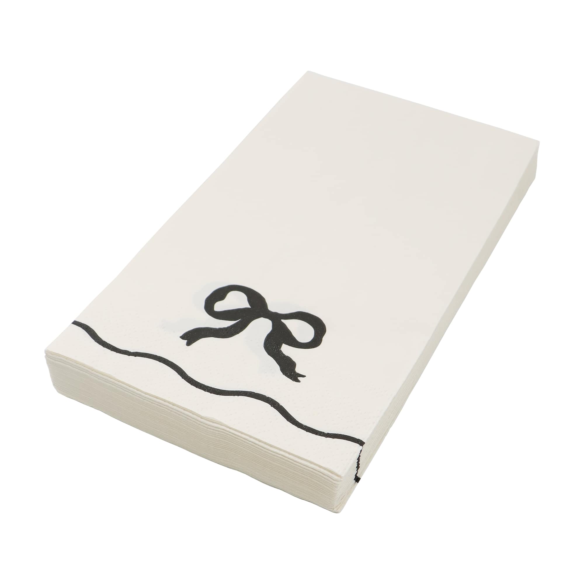 12 Packs: 20 ct. (240 total) Black Bow Guest Napkins by Celebrate It™